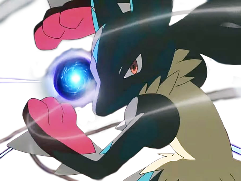 mega mega-lucario lucario pokemon pkm jeu anime type combat acier 4g sinnoh aura emanation