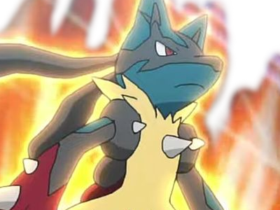 mega mega-lucario lucario pokemon pkm jeu anime type combat acier 4g sinnoh aura emanation