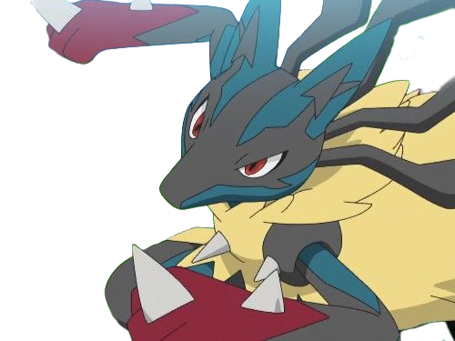 mega mega-lucario lucario pokemon pkm jeu anime type combat acier 4g sinnoh aura emanation