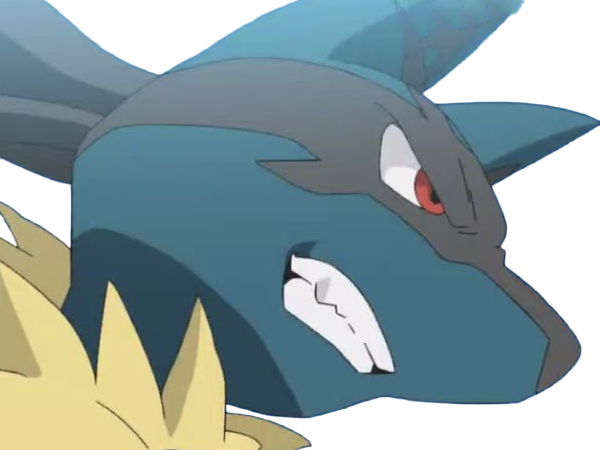 mega mega-lucario lucario pokemon pkm jeu anime type combat acier 4g sinnoh aura emanation