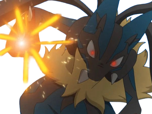 mega mega-lucario lucario pokemon pkm jeu anime type combat acier 4g sinnoh aura emanation