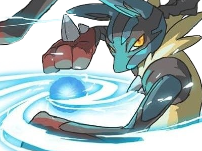 mega mega-lucario lucario pokemon pkm jeu anime type combat acier 4g sinnoh aura emanation