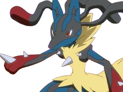 mega mega-lucario lucario pokemon pkm jeu anime type combat acier 4g sinnoh aura emanation