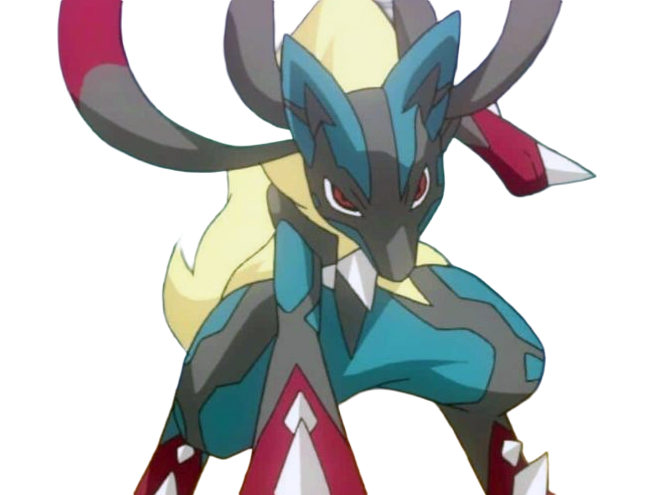 mega mega-lucario lucario pokemon pkm jeu anime type combat acier 4g sinnoh aura emanation