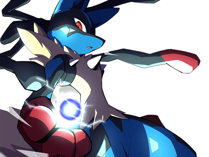 mega mega-lucario lucario pokemon pkm jeu anime type combat acier 4g sinnoh aura emanation