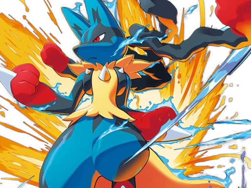 mega mega-lucario lucario pokemon pkm jeu anime type combat acier 4g sinnoh aura emanation