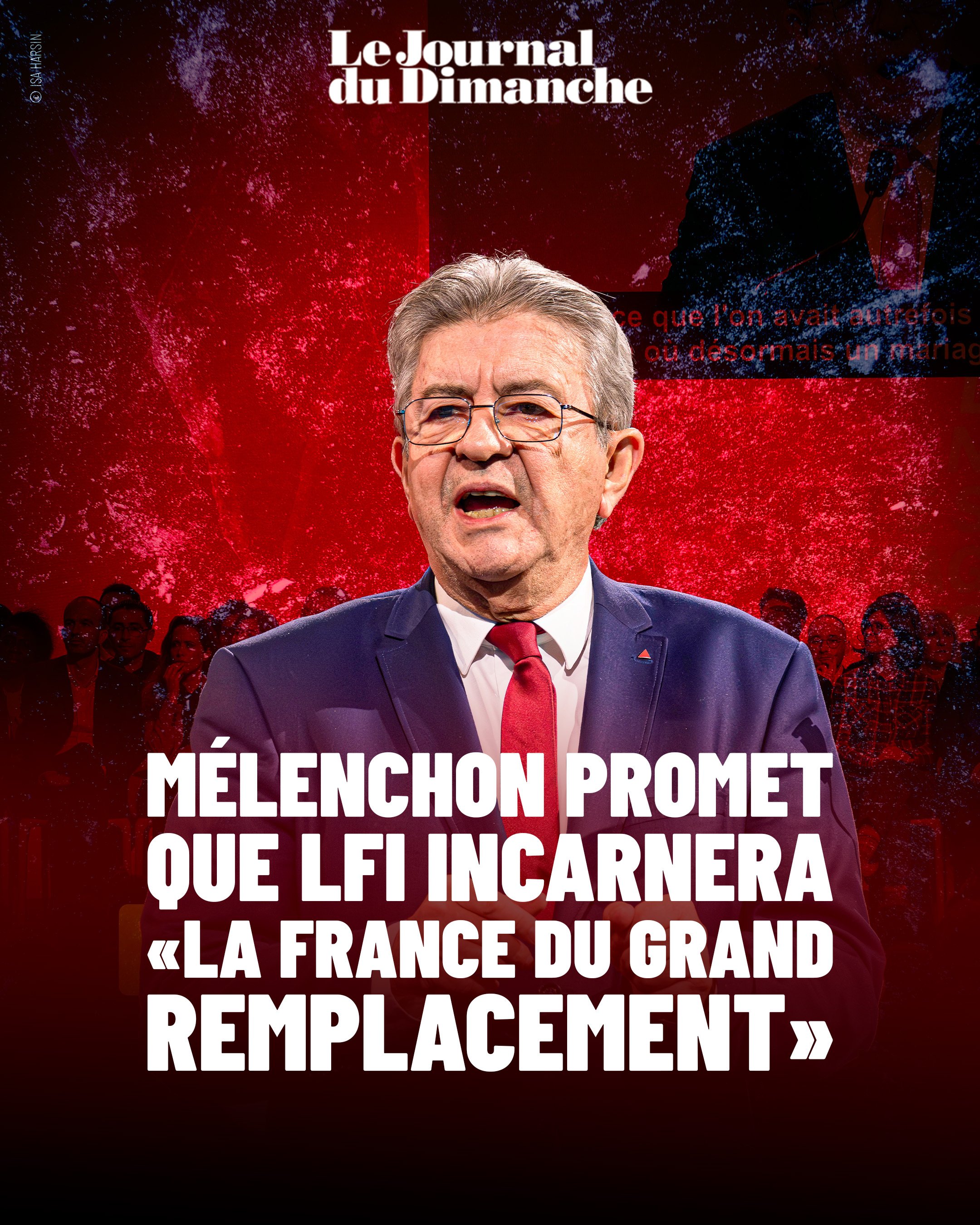 melenchon lfi gr grand remplacement gauche gaucho gauchiste france traitre migrant arabe noir reddit