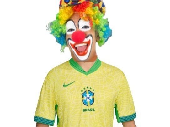 equipe selection selecao bresil bresilienne clown cirque ridicule honte