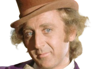 willy wonka gene wilder charlie et la chocolaterie chapeau fou enfant excentrique bonbon heureux