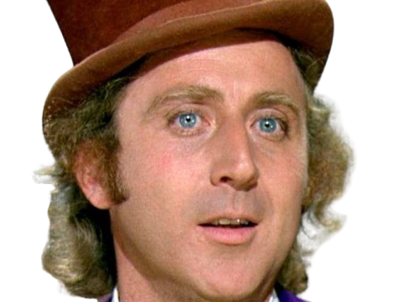 willy wonka gene wilder charlie et la chocolaterie chapeau fou enfant excentrique bonbon heureux