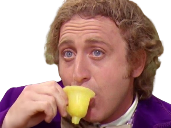 willy wonka gene wilder charlie et la chocolaterie chapeau fou enfant excentrique bonbon heureux