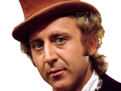 willy wonka gene wilder charlie et la chocolaterie chapeau fou enfant excentrique bonbon heureux