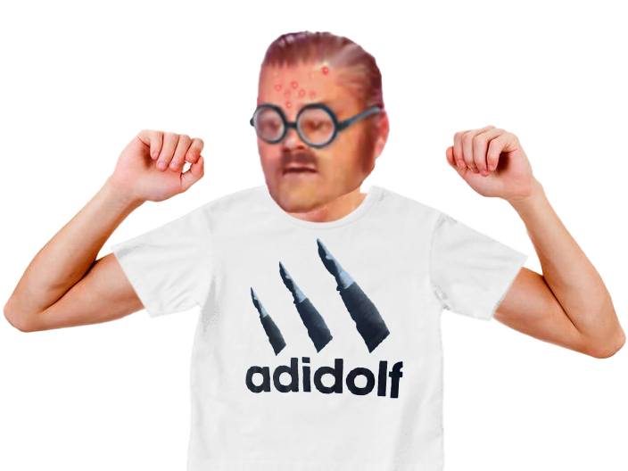 mila adidas adidolf adolf hitler nazi nazisme droite chauffe eau water facho t-shirt