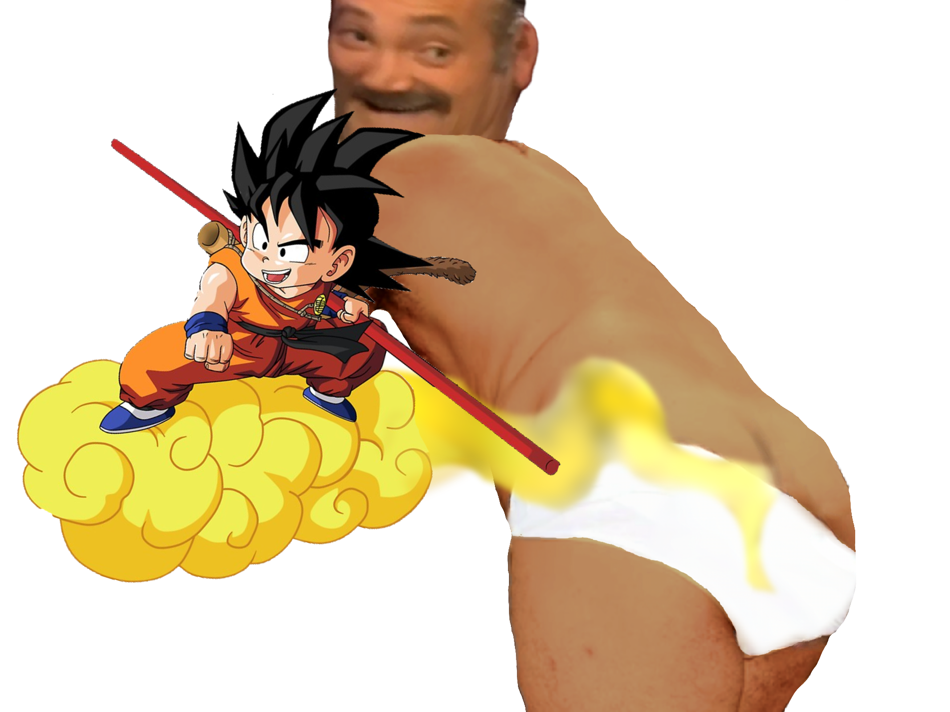 cash slibard eggish fart gaz jaune pet fumant moutarde moutardier nuage magique goku db tininininin