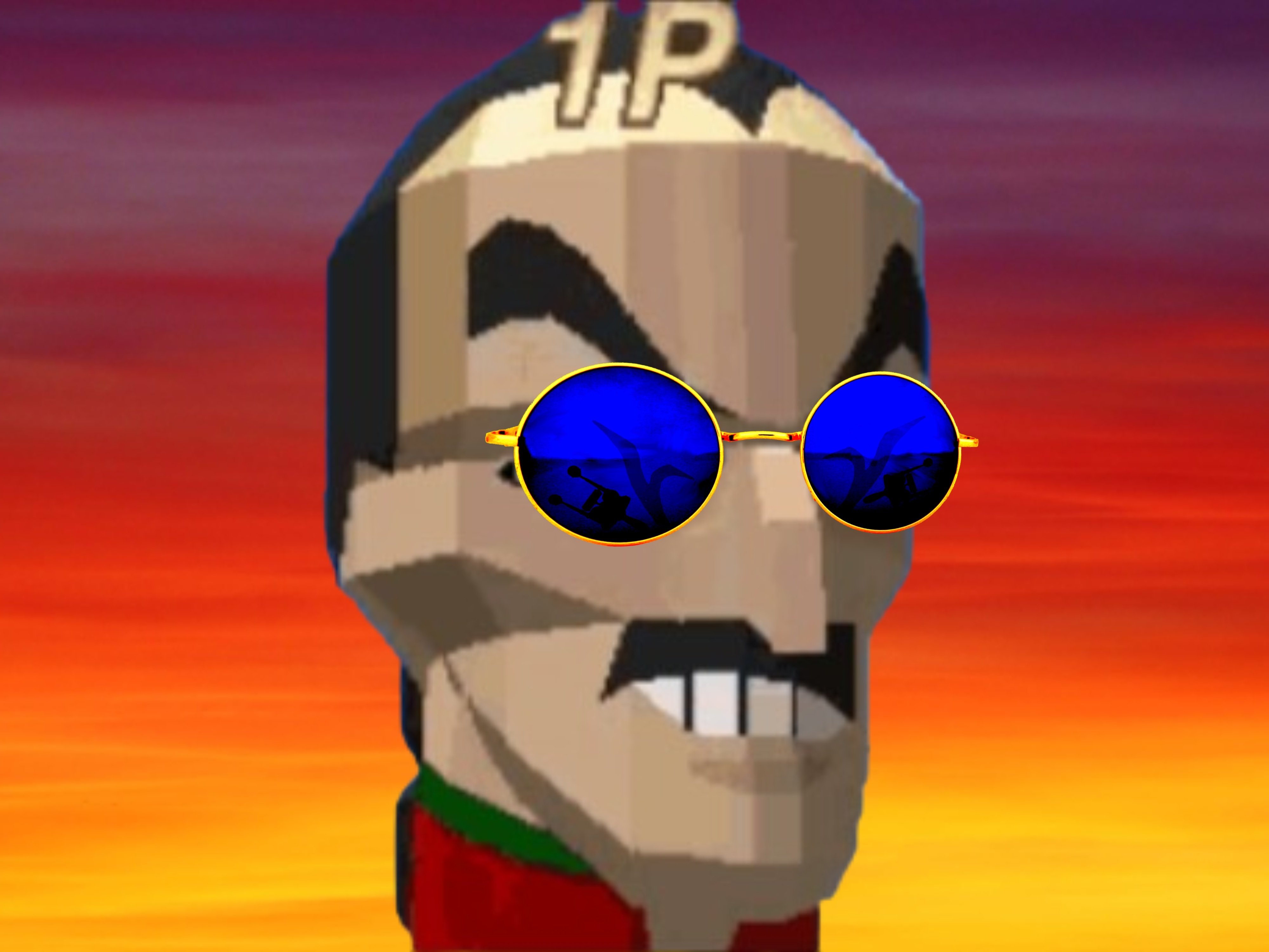 virtua fighter vf1 lau chan lunettes bleues bluepill golem matrix sega saturn dreamcast vf