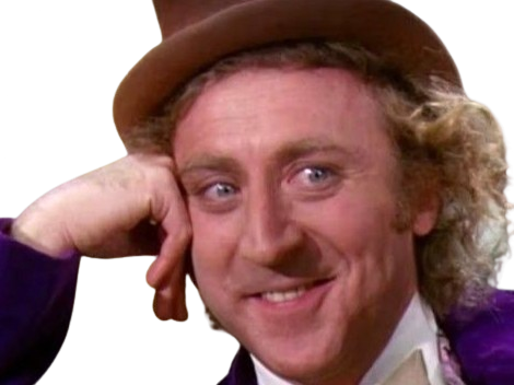 willy wonka gene wilder charlie et la chocolaterie chapeau fou enfant excentrique bonbon heureux