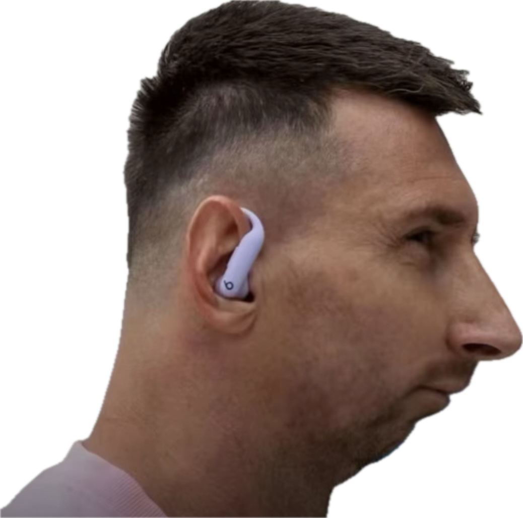messi ecouteur trisomique football lionel airpod intra
