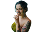 khala-mite-khalamite-fille-cheveux-bleus-piercings-tatouages-actrice-porno-sourire-doigt-chut-secret