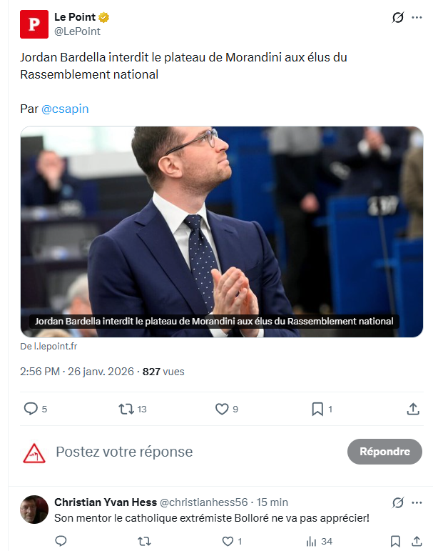 bardella morandini interdit plateau tele cnews pedo pls rn rassemblement national