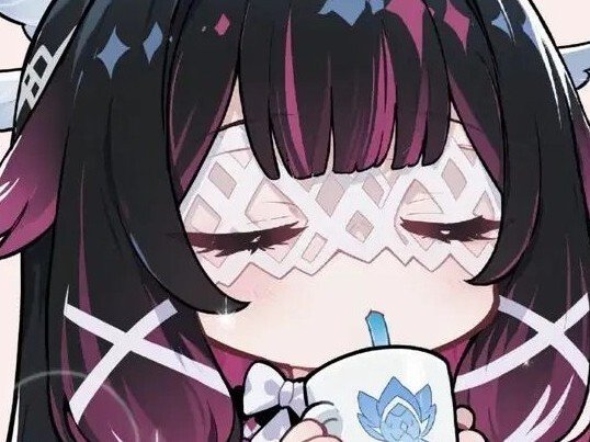 bina genshin impact columbina tea cute moon hydro chill tranquille