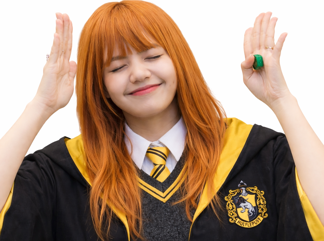 lisa kpop blackpink bras poudlard poufsouffle harry potter by kalem