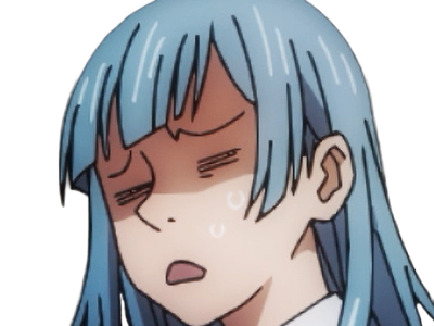 kasumi miwa jjk jujutsu kaisen anime manga waifu exorciste classe-3 epeiste territoire-simple nouvelle-ecole-de-lombre cheveux-bleus yeux-bleus