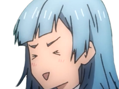 kasumi miwa jjk jujutsu kaisen anime manga waifu exorciste classe-3 epeiste territoire-simple nouvelle-ecole-de-lombre cheveux-bleus yeux-bleus