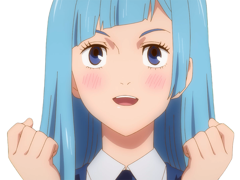 kasumi miwa jjk jujutsu kaisen anime manga waifu exorciste classe-3 epeiste territoire-simple nouvelle-ecole-de-lombre cheveux-bleus yeux-bleus