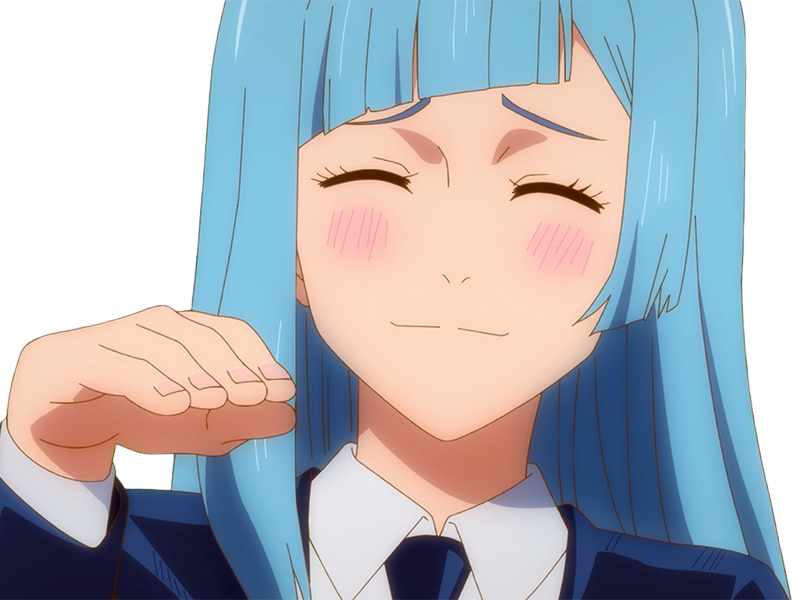 kasumi miwa jjk jujutsu kaisen anime manga waifu exorciste classe-3 epeiste territoire-simple nouvelle-ecole-de-lombre cheveux-bleus yeux-bleus