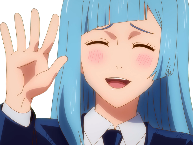 kasumi miwa jjk jujutsu kaisen anime manga waifu exorciste classe-3 epeiste territoire-simple nouvelle-ecole-de-lombre cheveux-bleus yeux-bleus