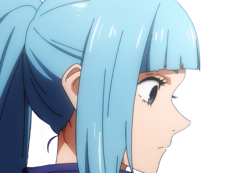 kasumi miwa jjk jujutsu kaisen anime manga waifu exorciste classe-3 epeiste territoire-simple nouvelle-ecole-de-lombre cheveux-bleus yeux-bleus