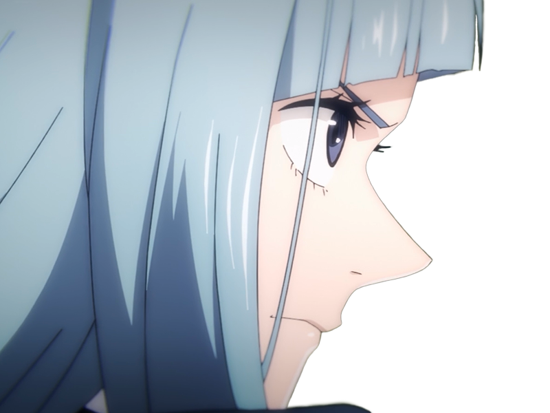 kasumi miwa jjk jujutsu kaisen anime manga waifu exorciste classe-3 epeiste territoire-simple nouvelle-ecole-de-lombre cheveux-bleus yeux-bleus