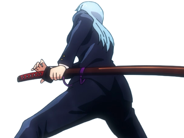 kasumi miwa jjk jujutsu kaisen anime manga waifu exorciste classe-3 epeiste territoire-simple nouvelle-ecole-de-lombre cheveux-bleus yeux-bleus