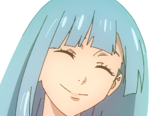 Sticker kasumi miwa jjk jujutsu kaisen anime manga waifu exorciste classe 3 epeiste territoire simple nouvelle ecole de lombre cheveux bleus yeux bleus par Dark-63