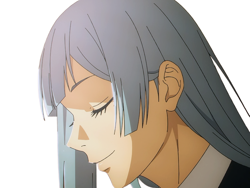 kasumi miwa jjk jujutsu kaisen anime manga waifu exorciste classe-3 epeiste territoire-simple nouvelle-ecole-de-lombre cheveux-bleus yeux-bleus