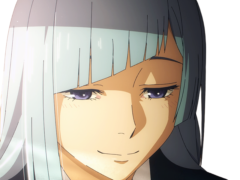 kasumi miwa jjk jujutsu kaisen anime manga waifu exorciste classe-3 epeiste territoire-simple nouvelle-ecole-de-lombre cheveux-bleus yeux-bleus