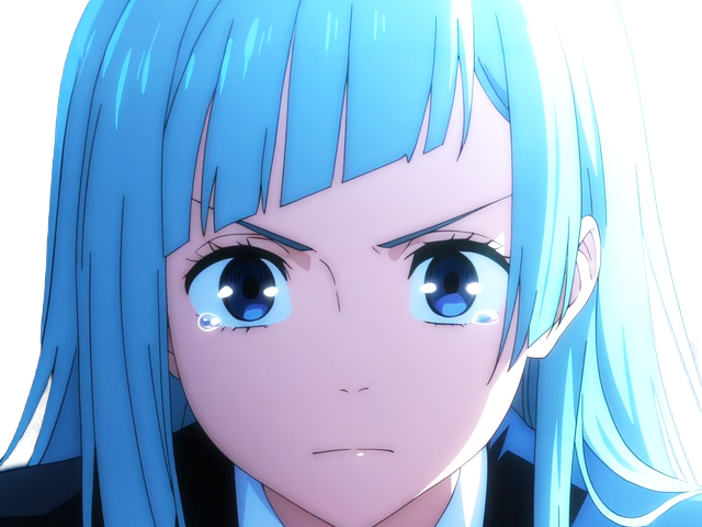 kasumi miwa jjk jujutsu kaisen anime manga waifu exorciste classe-3 epeiste territoire-simple nouvelle-ecole-de-lombre cheveux-bleus yeux-bleus