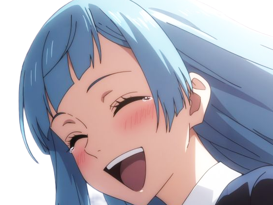 Sticker kasumi miwa jjk jujutsu kaisen anime manga waifu exorciste classe 3 epeiste territoire simple nouvelle ecole de lombre cheveux bleus yeux bleus par Dark-63