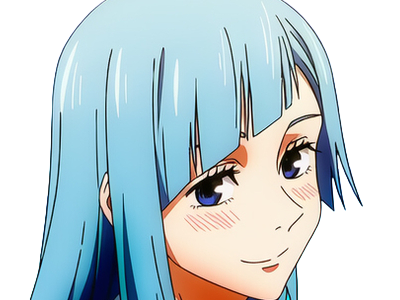 kasumi miwa jjk jujutsu kaisen anime manga waifu exorciste classe-3 epeiste territoire-simple nouvelle-ecole-de-lombre cheveux-bleus yeux-bleus