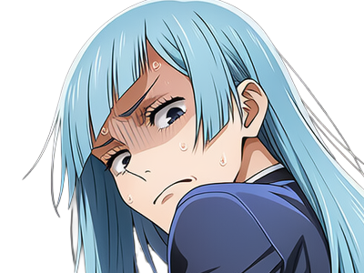 kasumi miwa jjk jujutsu kaisen anime manga waifu exorciste classe-3 epeiste territoire-simple nouvelle-ecole-de-lombre cheveux-bleus yeux-bleus