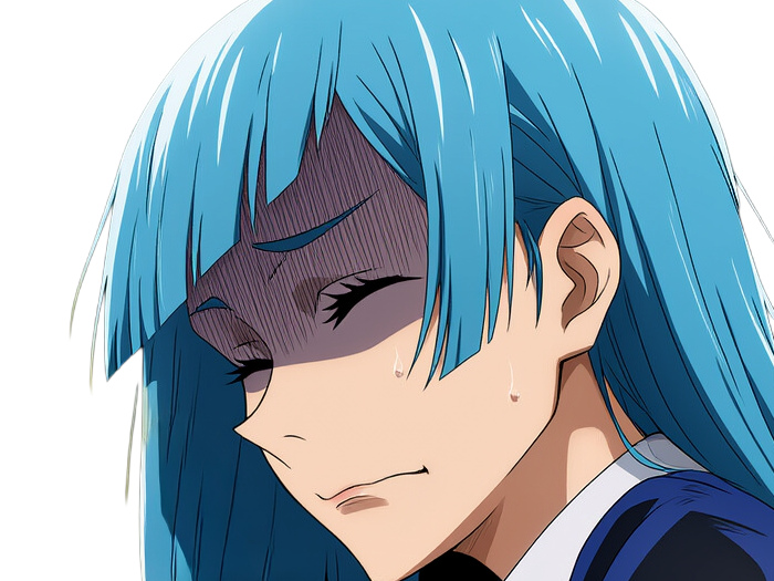 kasumi miwa jjk jujutsu kaisen anime manga waifu exorciste classe-3 epeiste territoire-simple nouvelle-ecole-de-lombre cheveux-bleus yeux-bleus