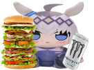 uma-umamusume-fumo-oguri-cap-cinderella-gray-ogurin-monster-energy-white-burger-bourgir