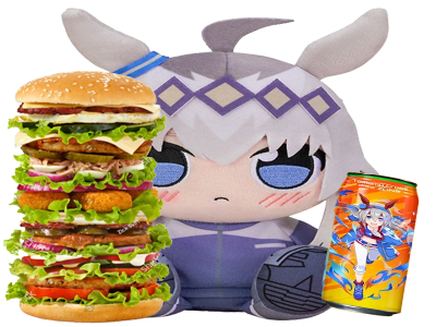 uma umamusume fumo oguri cap cinderella gray ogurin monster energy white burger bourgir tamamo cross