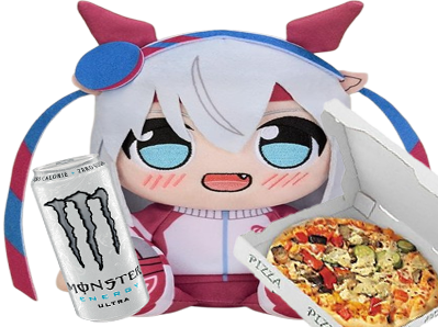 uma umamusume fumo cinderella gray white tamamo cross monster energy pizza