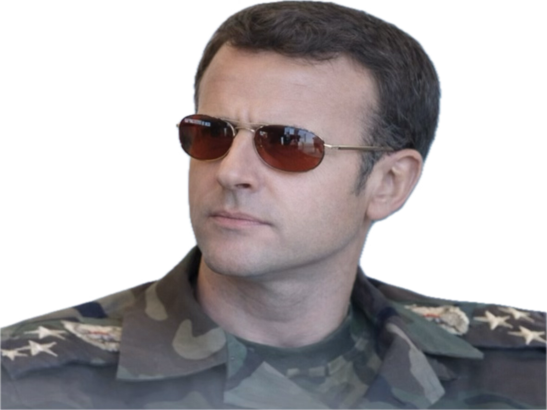 macron al assad emmanuel bachar alassad al-assad el elassad el-assad president syrie lunettes for sure