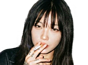 asiatique asian fume smoke badass style cigarette tatouage