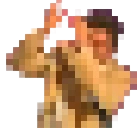 jesus bras pixel pixelise rire carre