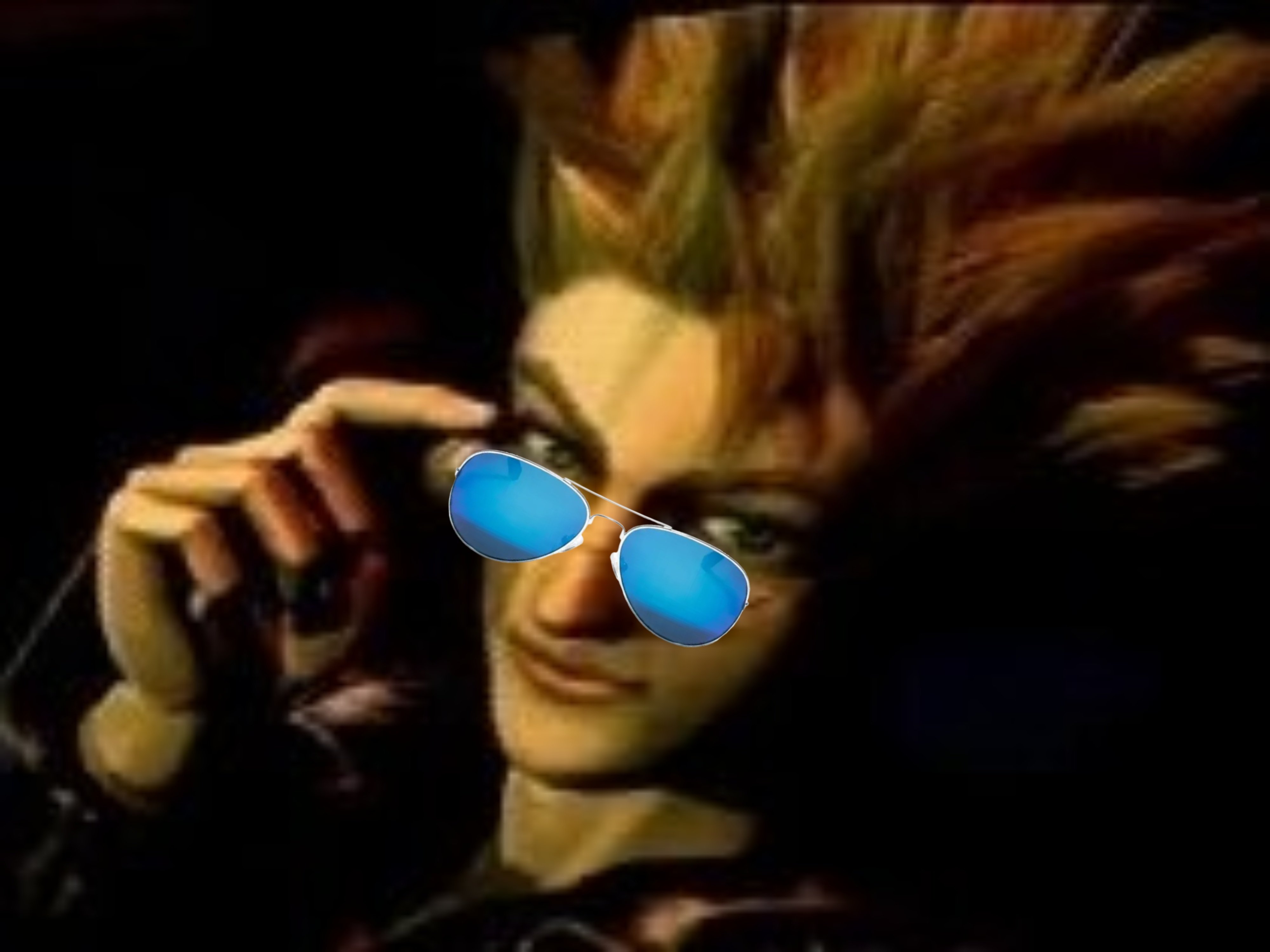 virtua fighter vf3 jacky bryant chad lunettes bleues macron sega saturn dreamcast vf