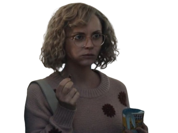 christina ricci misty quigley adulte actrice yellowjackets blonde lunettes folle showtime serie