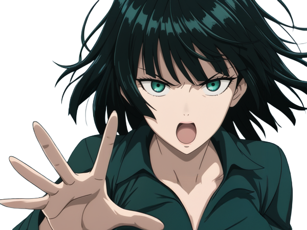 Sticker moupe miya fubuki opm one punch man manga anime waifu roxane blizzard infernal main par Dark-63